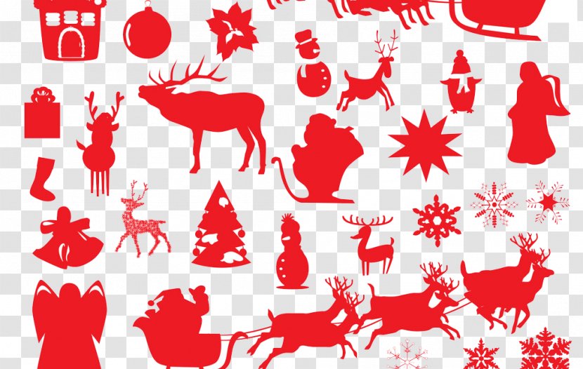 Santa Claus Christmas Tree Snowflake - Creative Transparent PNG