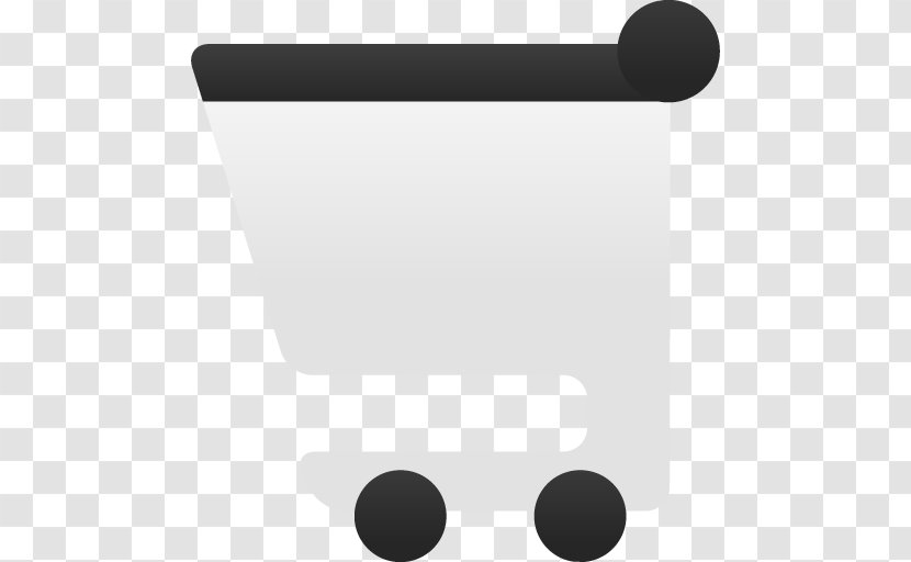 Angle Material Black - Rectangle - Shopping Cart Transparent PNG