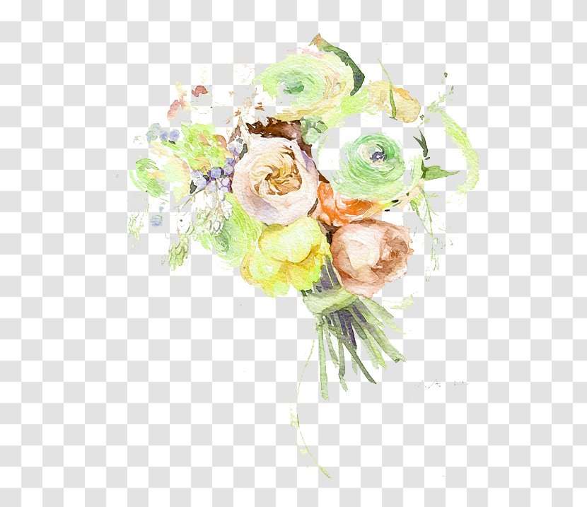 Art Illustration - Floristry - Watercolor Flowers Transparent PNG