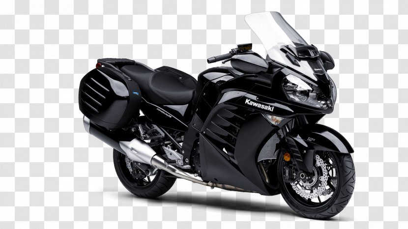 Kawasaki Ninja ZX-14 1400GTR Concours Motorcycles - Antilock Braking System - The Motorcycle Diaries Transparent PNG
