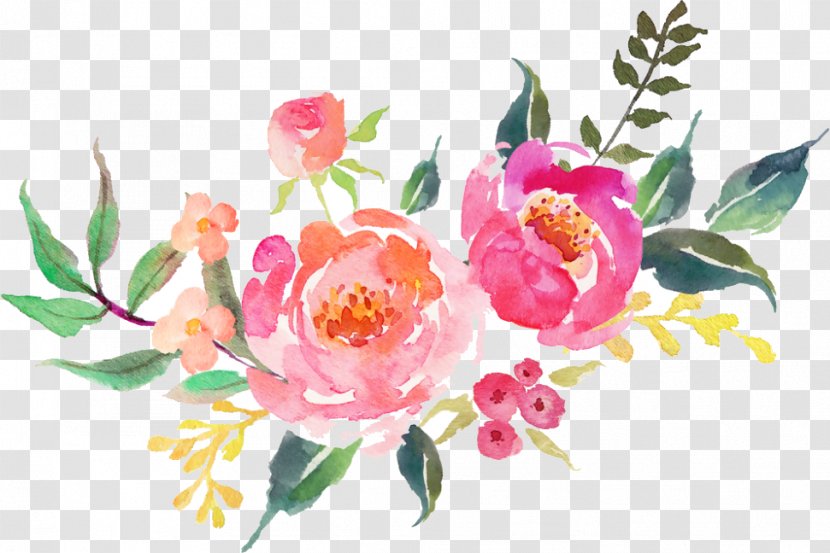 Wedding Invitation Floral Illustrations Watercolor: Flowers Design - Flower Bouquet Transparent PNG