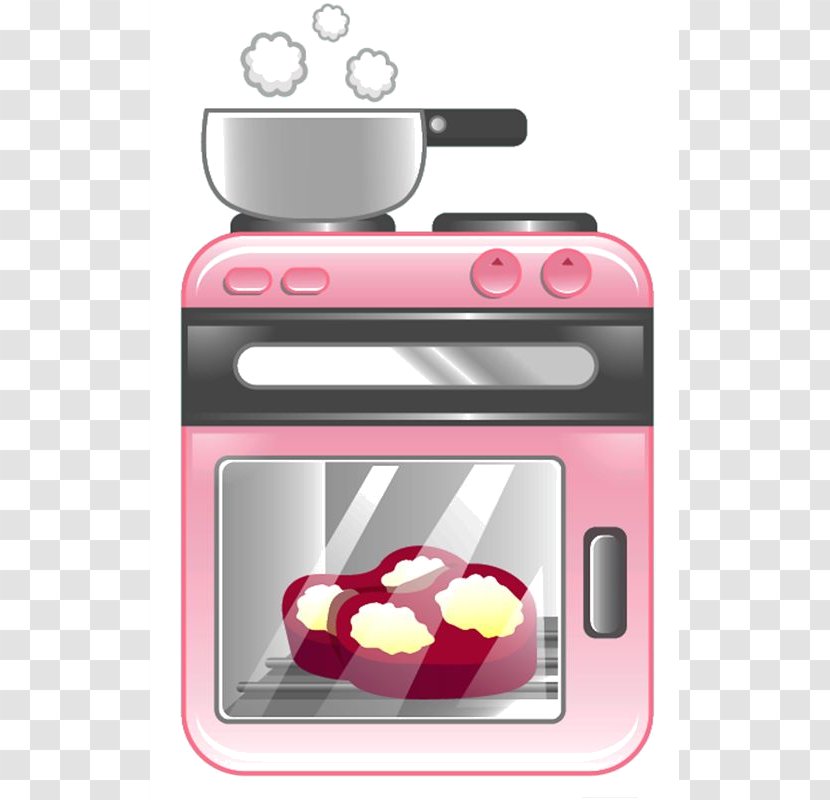 Clip Art Cooking Ranges Kitchen Microwave Ovens - Home Appliance - Girly Transparent PNG