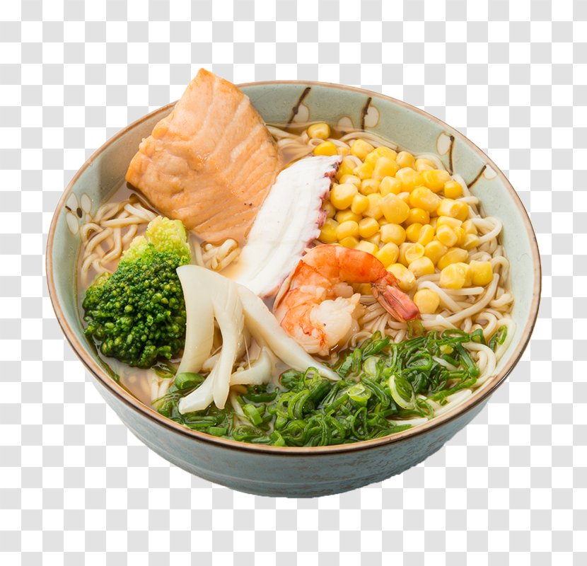 Okinawa Soba Laksa Ramen Vegetarian Cuisine Chinese - Seafood Transparent PNG