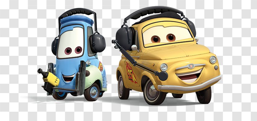 Cars Mater-National Championship Guido Luigi - Car Transparent PNG