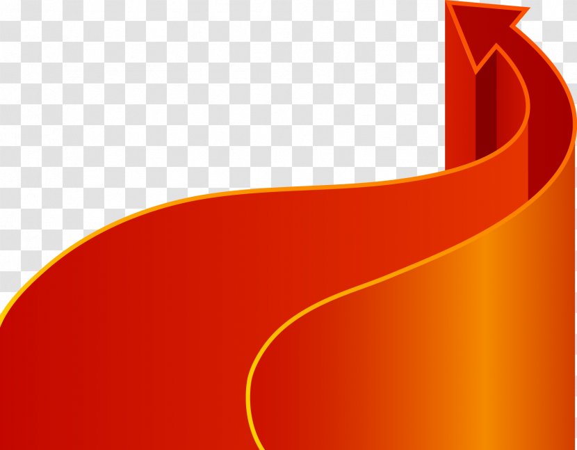 Brand Red Wallpaper - Curve - Arrow Transparent PNG