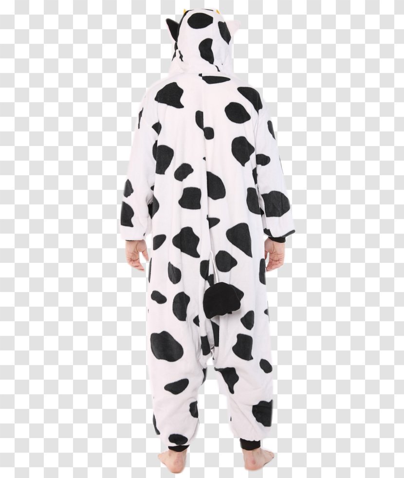 Pajamas Dalmatian Dog Sleeve Costume - Like Mammal - Cow Pattern Transparent PNG