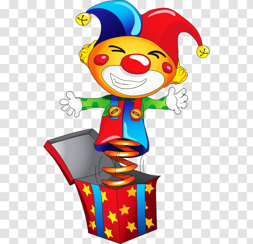 Spring Jumping Clown Circus Clip Art - Toy Transparent PNG