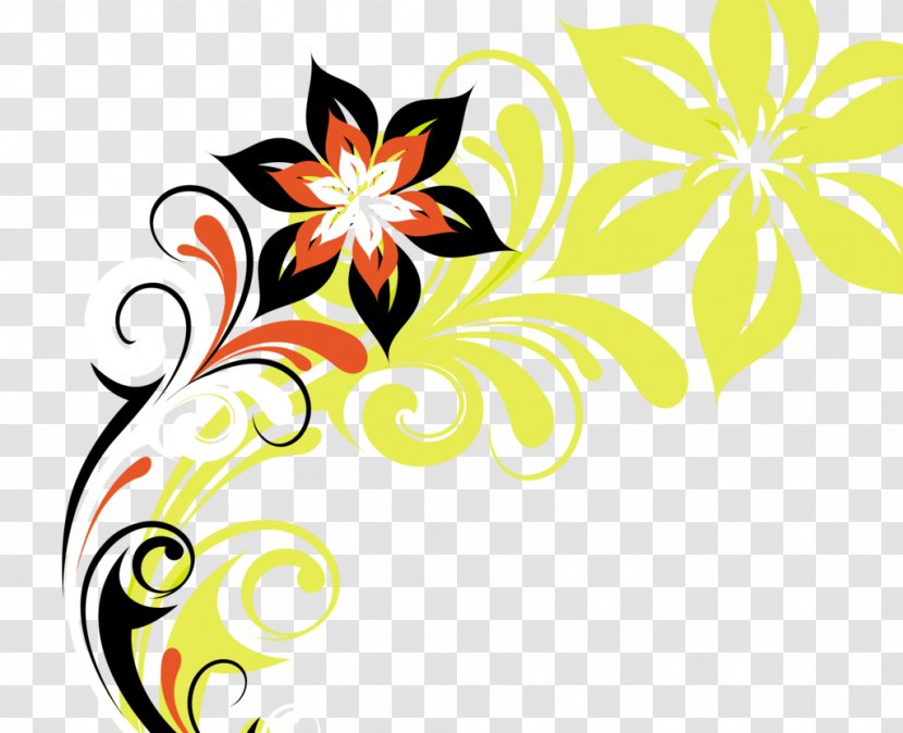 Vector Graphics Floral Design Flower Graphic - Bauhinia Frame Transparent PNG
