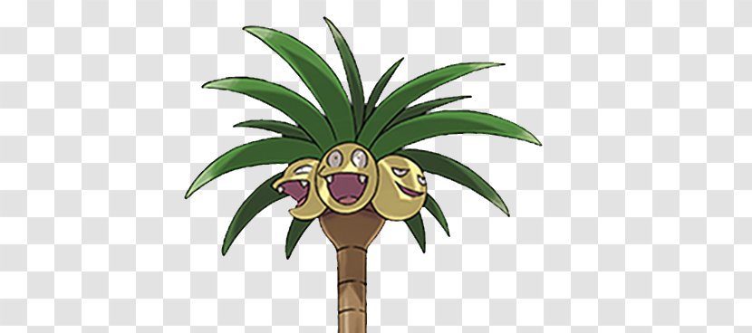 Pokémon Sun And Moon Exeggutor GO Video Game - Leaf Transparent PNG