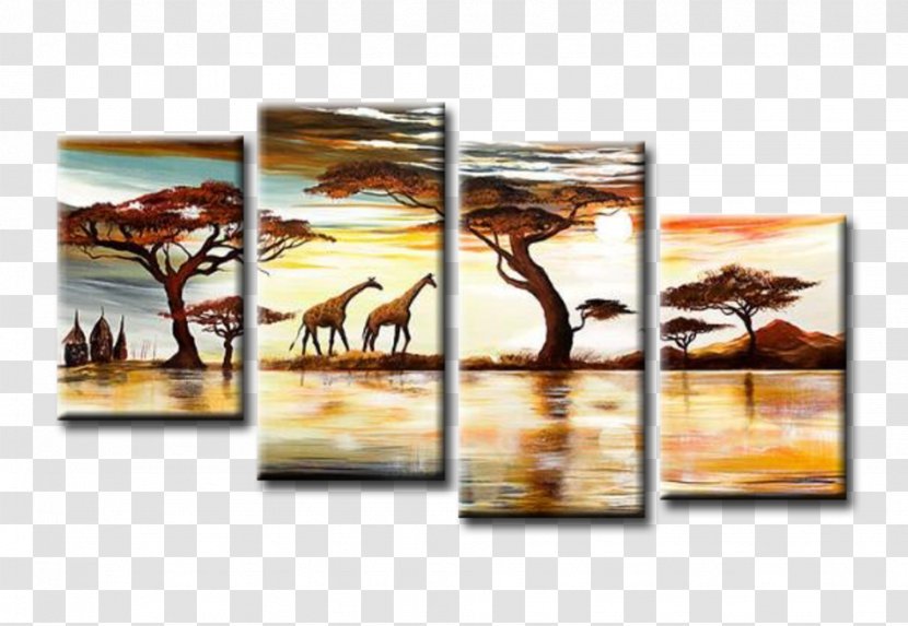 Oil Painting Art Canvas Print - Printing Transparent PNG