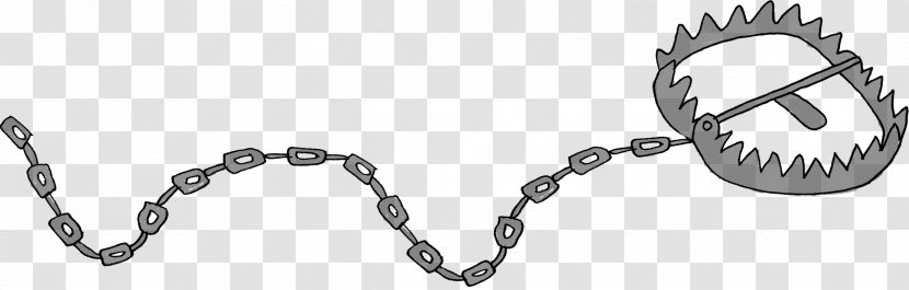 Car Body Jewellery Chain Font - Hardware Accessory - Bear Trap Transparent PNG