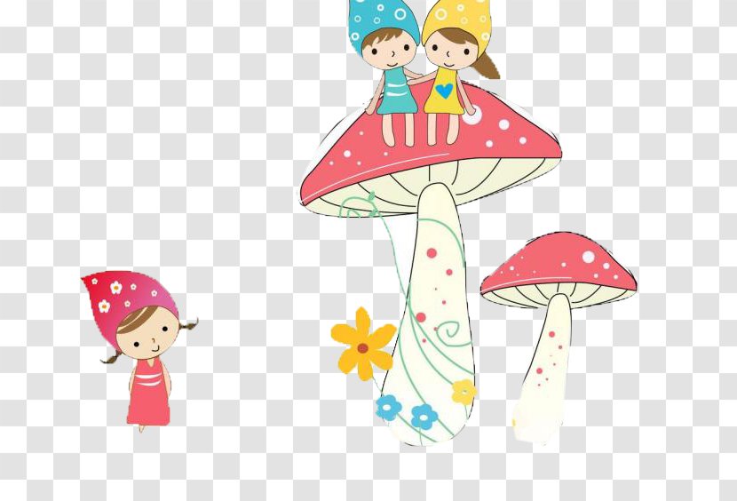 Fungus Cartoon Mushroom Drawing - Animation - Mushroom,color,Fungus,lovely,Cartoon Transparent PNG
