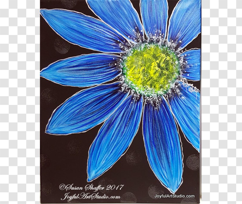 Painting Common Daisy Shasta Mount Acrylic Paint - Postage Stamps Transparent PNG
