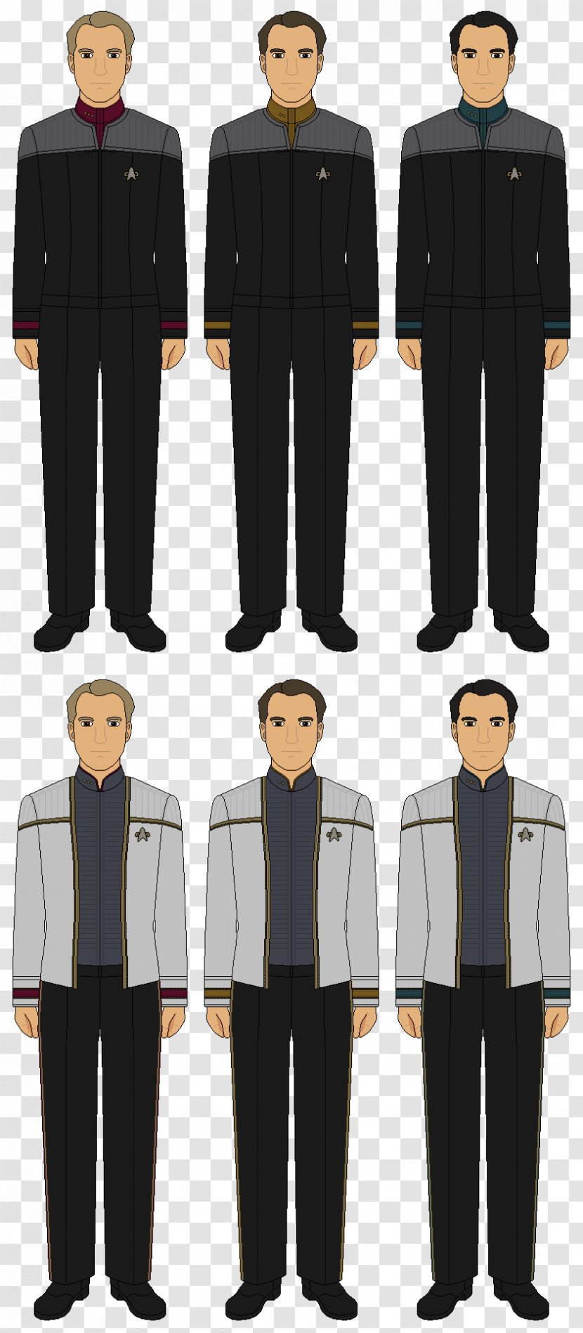 Tuxedo M. School Uniform - Watercolor Transparent PNG