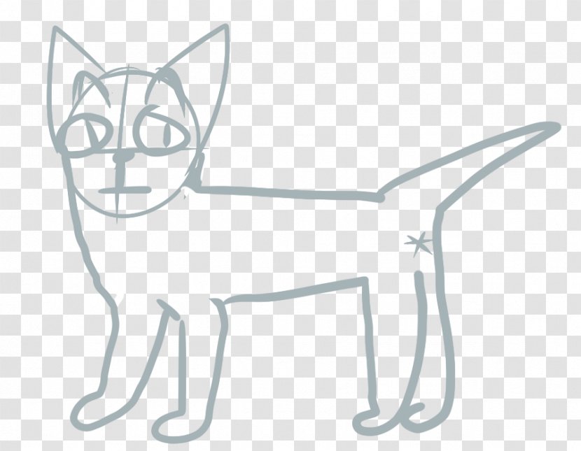 Whiskers Dog Cat Sketch - Cartoon Transparent PNG