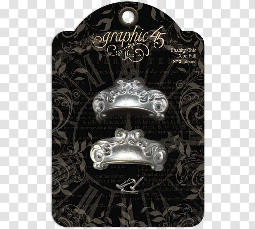 Graphic 45 Staples Ornate Metal Door Pulls 2 Pkg Antique Brass With... Brads 10 Shabby Chic Designs ... Keys 8 4 Styles 2... - Tea Cart Transparent PNG
