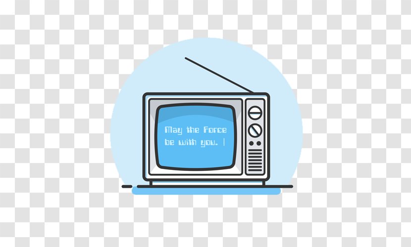 Old Fashioned Television - There Are Old-fashioned Text Screen TV Transparent PNG