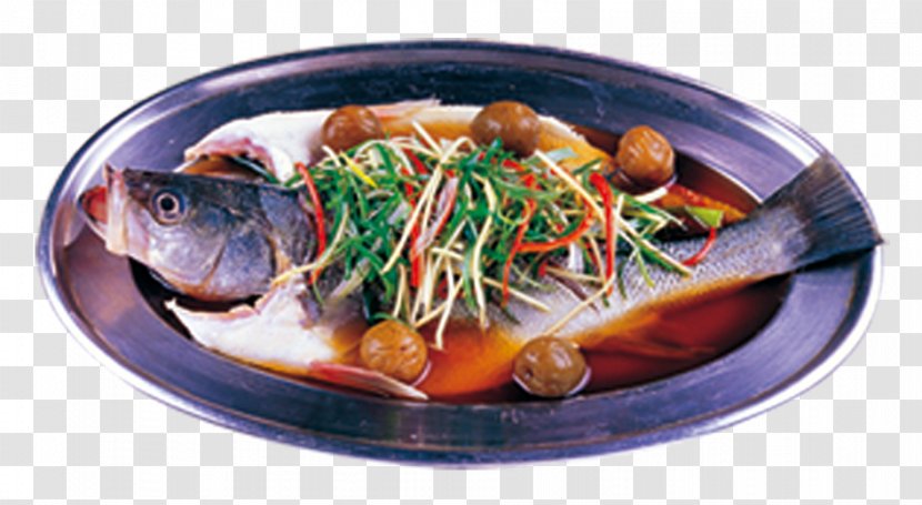 Thai Cuisine Chinese Recipe Seafood Dish - People - Steam Fish Transparent PNG