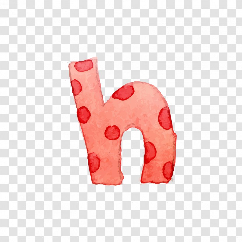 Letter H Icon - Scalable Vector Graphics - Red Speckled Transparent PNG