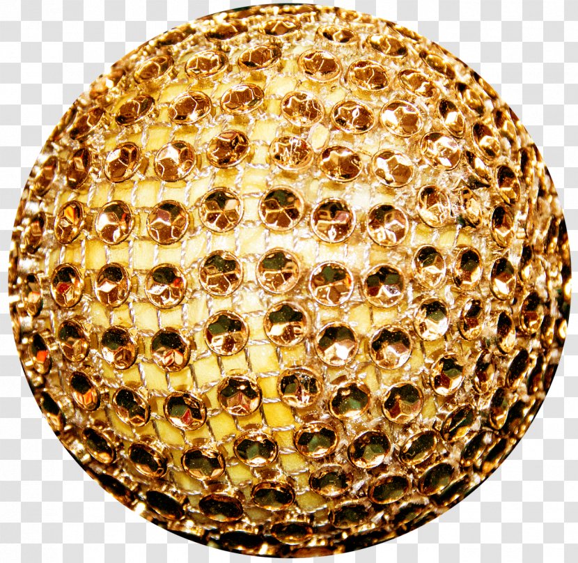 Gold Ball - Sphere - Golden Decoration Balls Transparent PNG