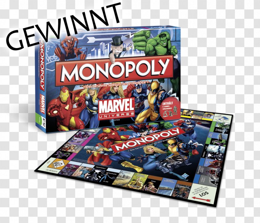 Monopoly Spider-Man Game Hulk Iron Man - Spider-man Transparent PNG