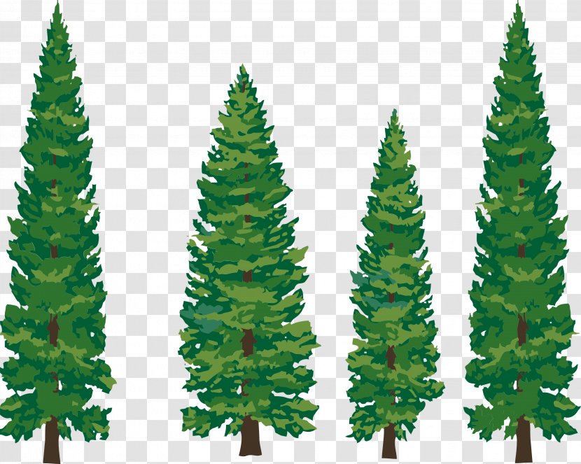 Eastern White Pine Tree Clip Art - Free Content - Cartoon Transparent PNG