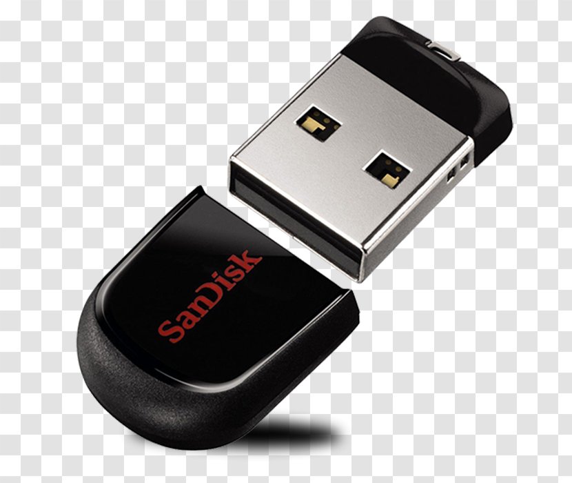 USB Flash Drive SanDisk Cruzer 3.0 Computer Data Storage - Port - Small Black Transparent PNG