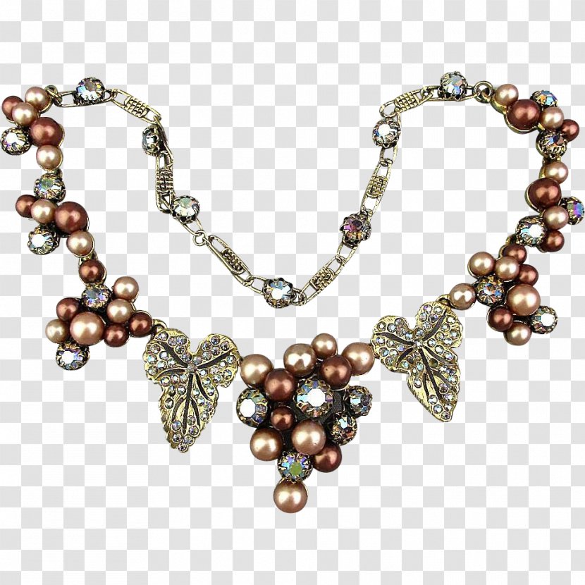 Imitation Pearl Necklace Earring Gemstones & Rhinestones - Jewelry Rhinestone Transparent PNG