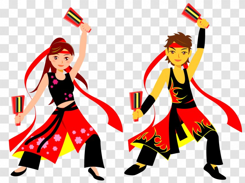 Yosakoi Matsuri Soran Festival Hiroshima Flower Sapporo - Costume - Animated Dancing Graphics Transparent PNG