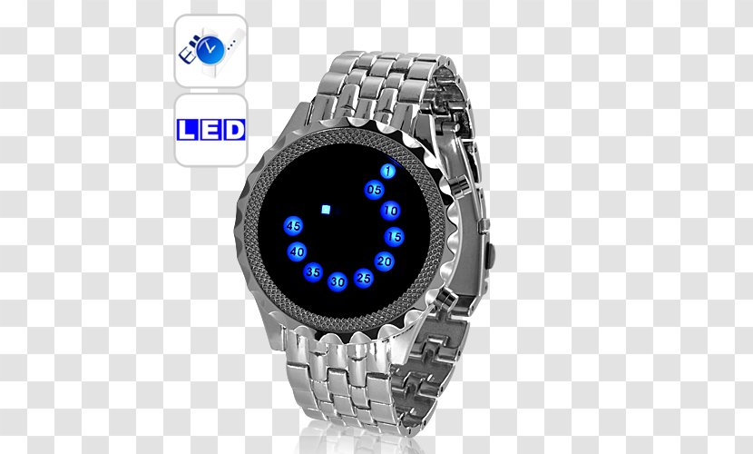 Watch Strap Cobalt Blue Bling-bling - Discount Live Transparent PNG