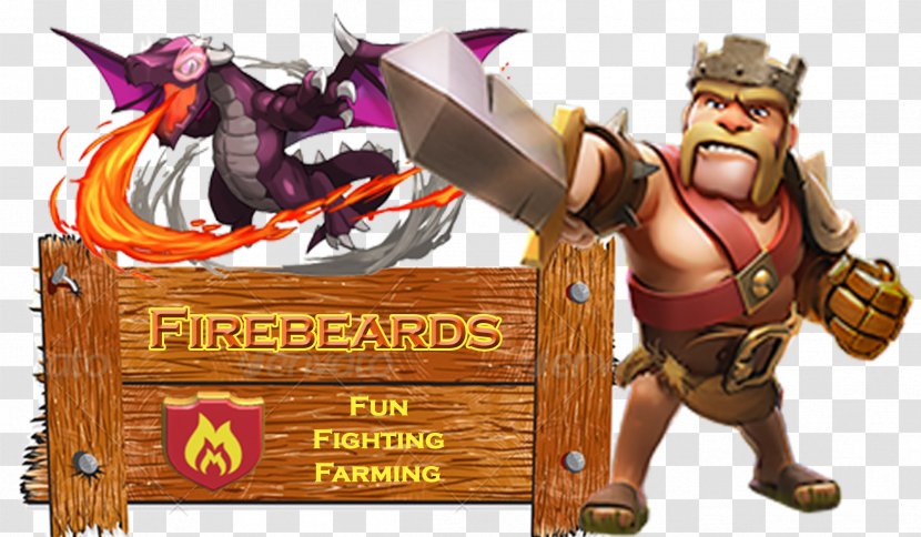 Clash Of Clans Royale Barbarian Video Games - Drawing Transparent PNG