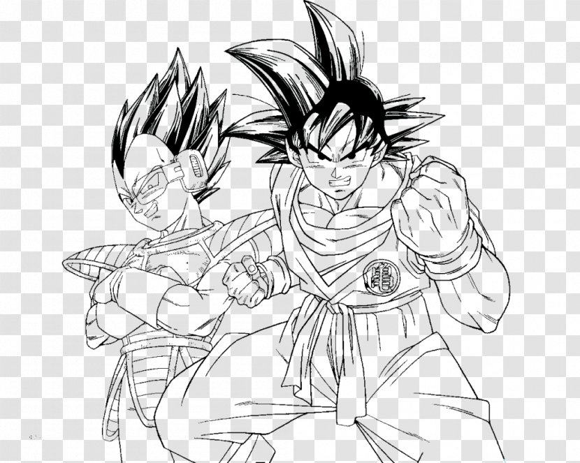 Vegeta Goku Trunks Baby Frieza - Heart Transparent PNG