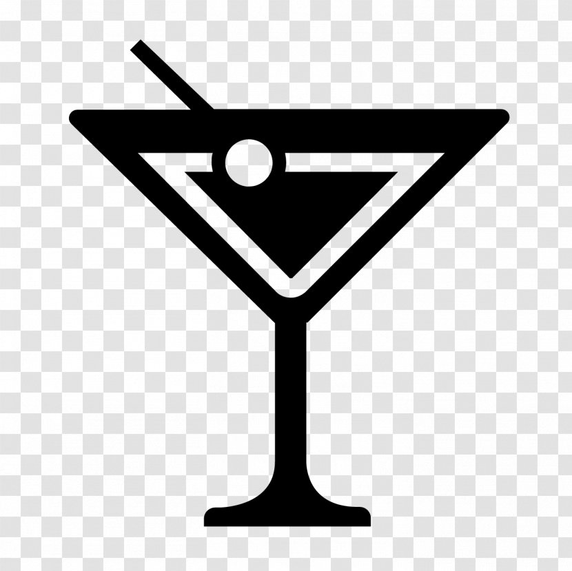 Martini Wine Cocktail Beer Clip Art - Black And White - Unicor Transparent PNG