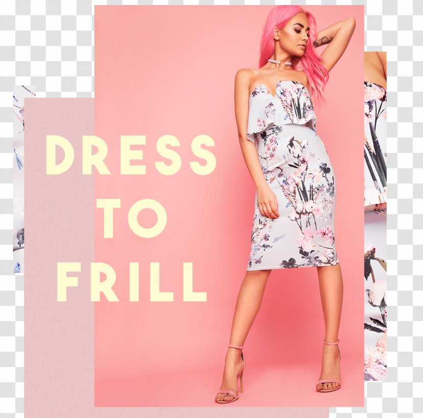 Fashion Cocktail Dress PrettyLittleThing Outfit Of The Day - Cartoon Transparent PNG