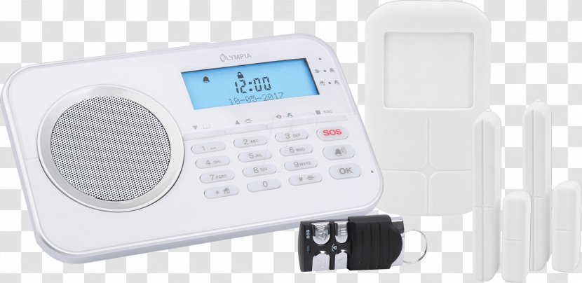 Security Alarms & Systems GSM Wireless Alarm Device Olympic Games - Radio Spectrum - System Transparent PNG