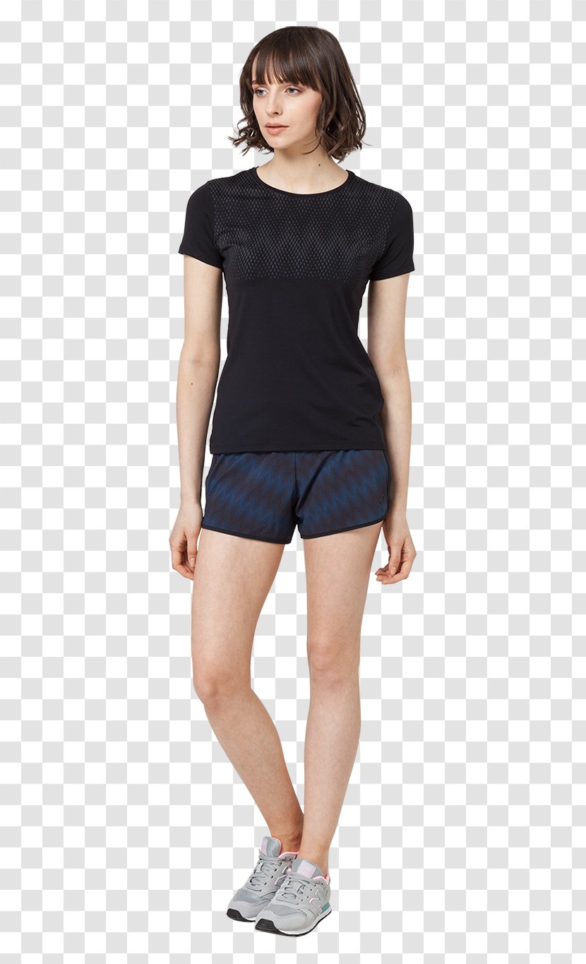 T-shirt Sleeve Dress Miniskirt Neckline - Shorts Transparent PNG