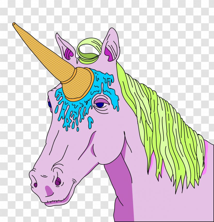 Unicorn Tencent QQ Avatar Cartoon - Animal Figure Transparent PNG