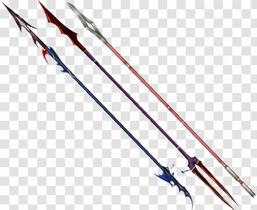 Dissidia Final Fantasy NT Spear Weapon Holy Lance - Sword Transparent PNG