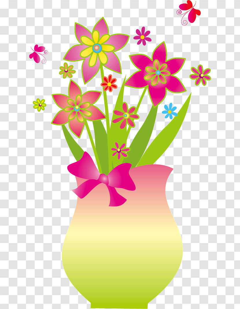 Flower Floral Vase Transparent PNG