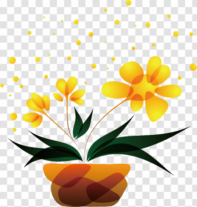 Flower Floral Vase Transparent PNG