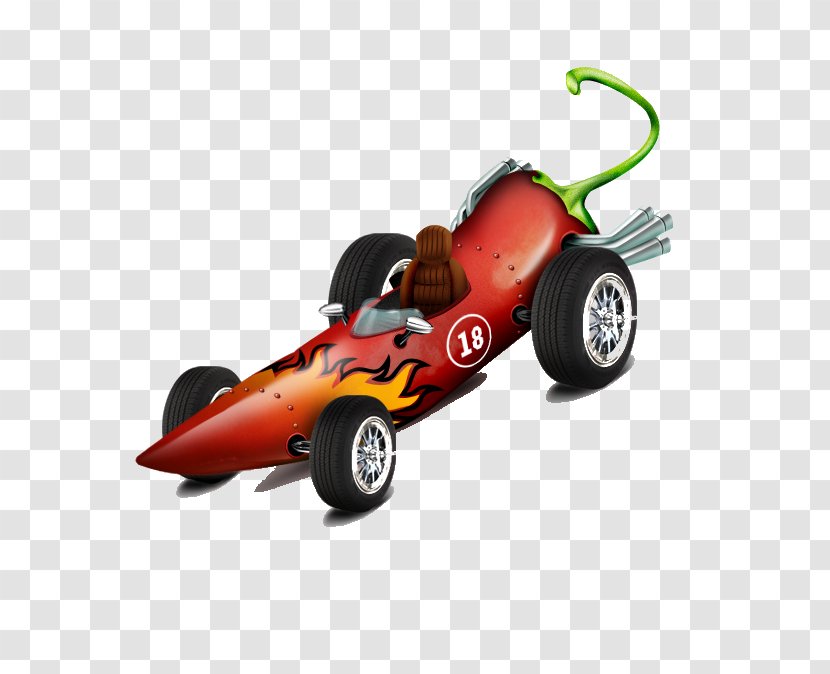 Formula One Car Capsicum Annuum Automotive Design - Motorsport - Pepper Transparent PNG