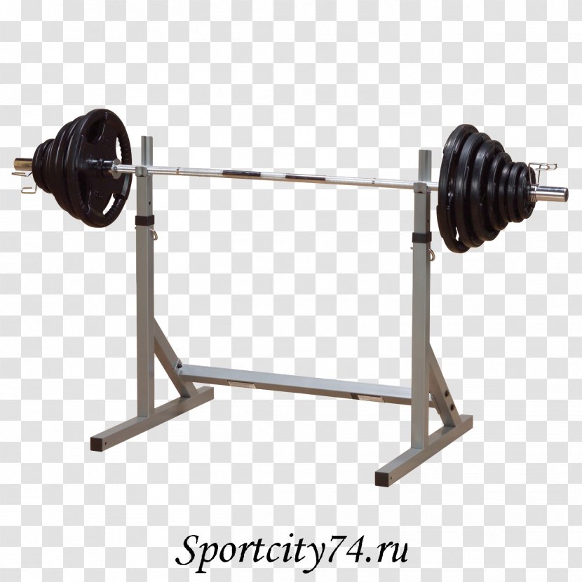Power Rack Squat Weight Training Bench Press Fitness Centre - Dumbbell Transparent PNG