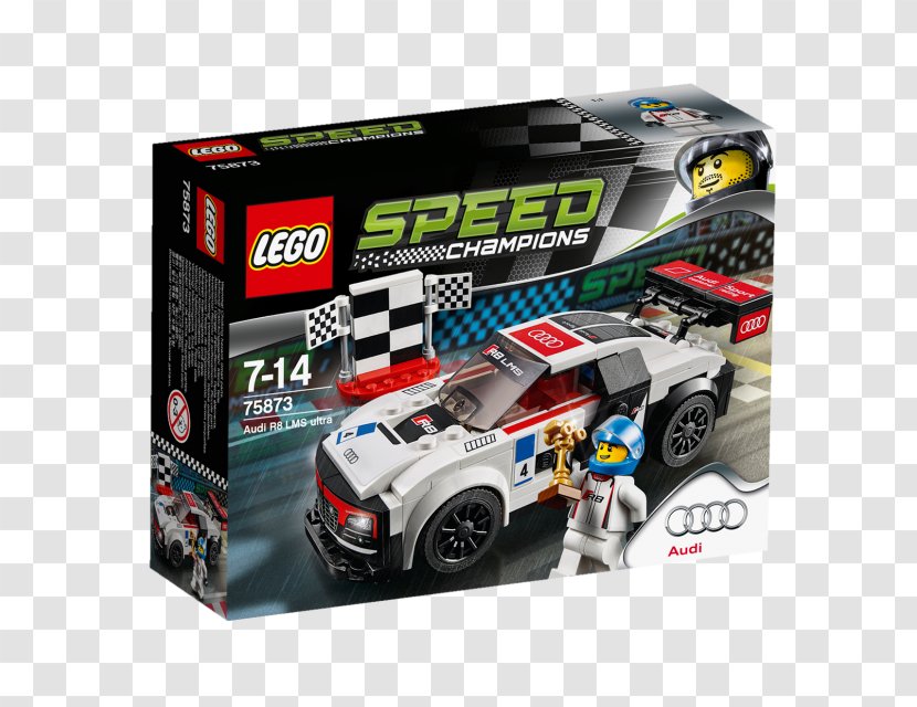 Audi R8 LMS (2016) LEGO 75873 Speed Champions Ultra Lego - Etron - Le Mans Quattro Transparent PNG