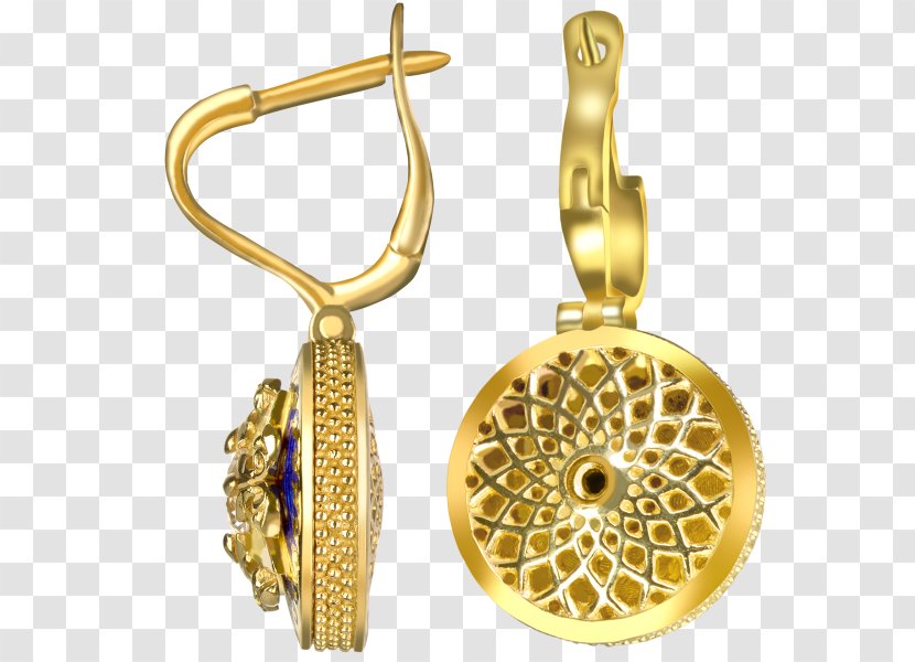 Earring Gold Body Jewellery Locket - Jewelry Transparent PNG