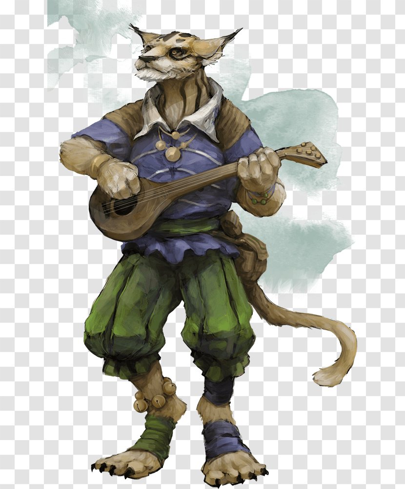 Dungeons & Dragons Tabaxi Druid Forgotten Realms Bard - Humanoid - And Female Cleric Transparent PNG