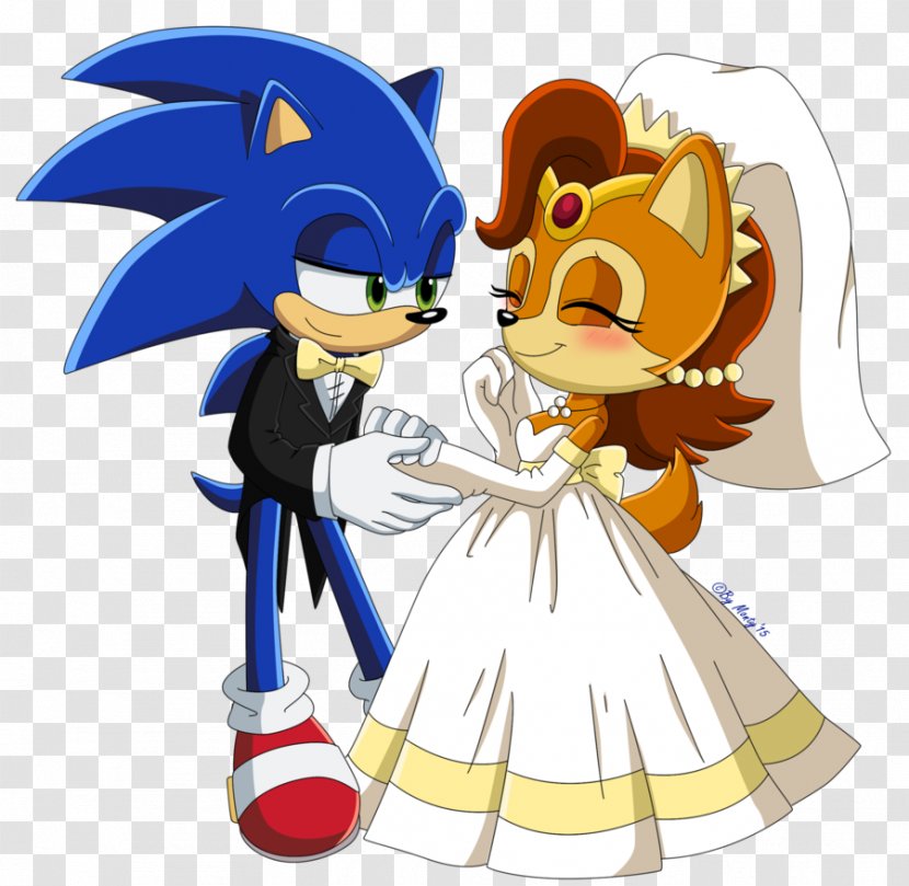 Amy Rose Sonic The Hedgehog & Sally Princess Acorn Shadow - Cartoon Transparent PNG