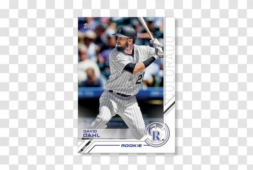 2017 Topps Salute S-126 David Dahl Colorado Rockies Baseball Card Team Sport Bats Transparent PNG