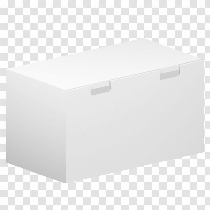 Rectangle - Drawer - White Bench Transparent PNG