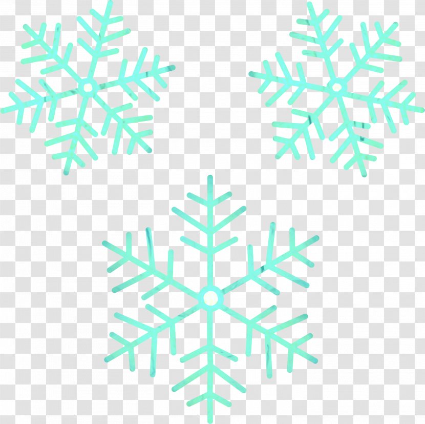 Snowflake Cartoon - Borders And Frames - Plant Symmetry Transparent PNG