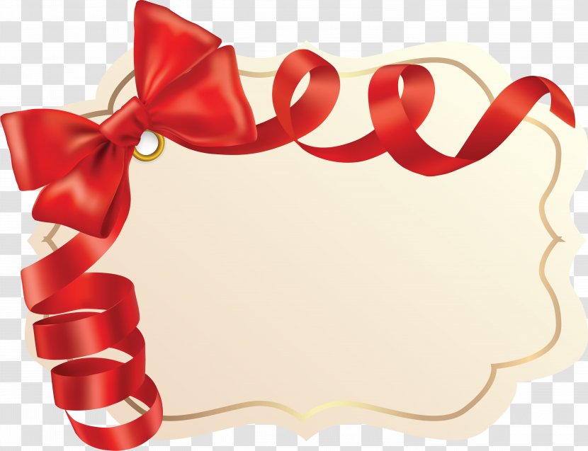 Gift Card Ribbon Clip Art - Bow Transparent PNG